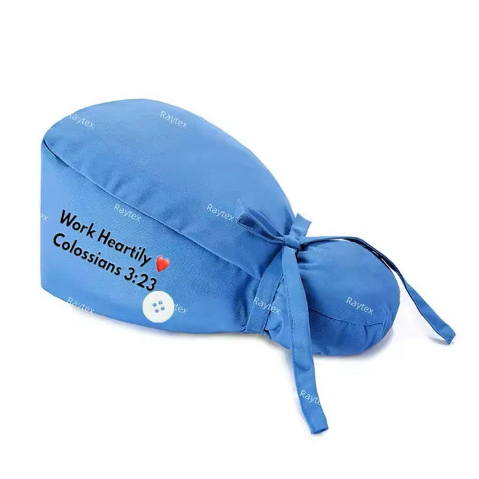 Purpose Silk Scrub Cap- Sky Blue Care